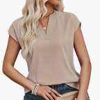 Dam Blus Elegant Randig V