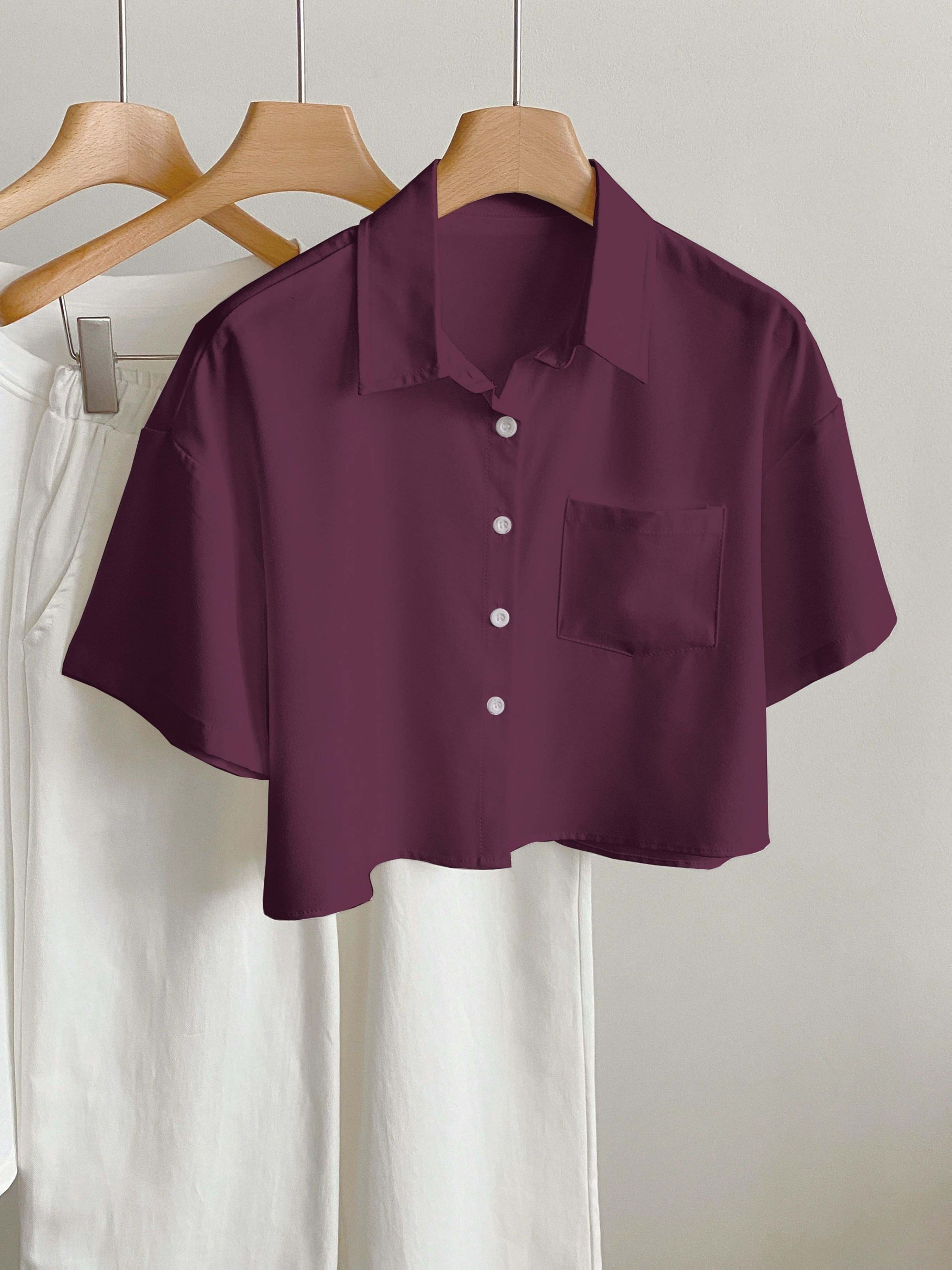 Dam Blus Kortärmad Skjorta Med Modern