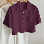 Dam Blus Kortärmad Skjorta Med Modern