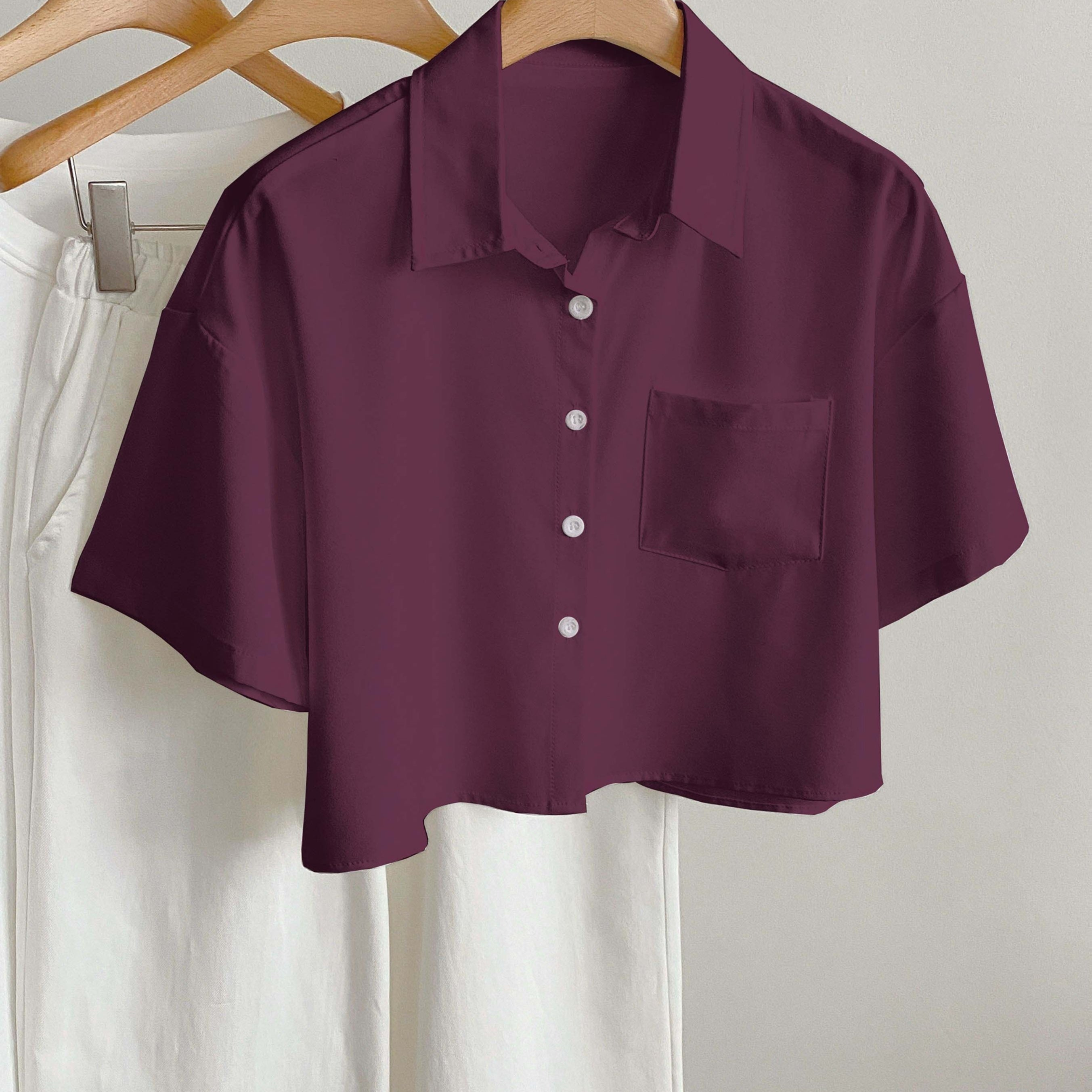 Dam Blus Kortärmad Skjorta Med Modern