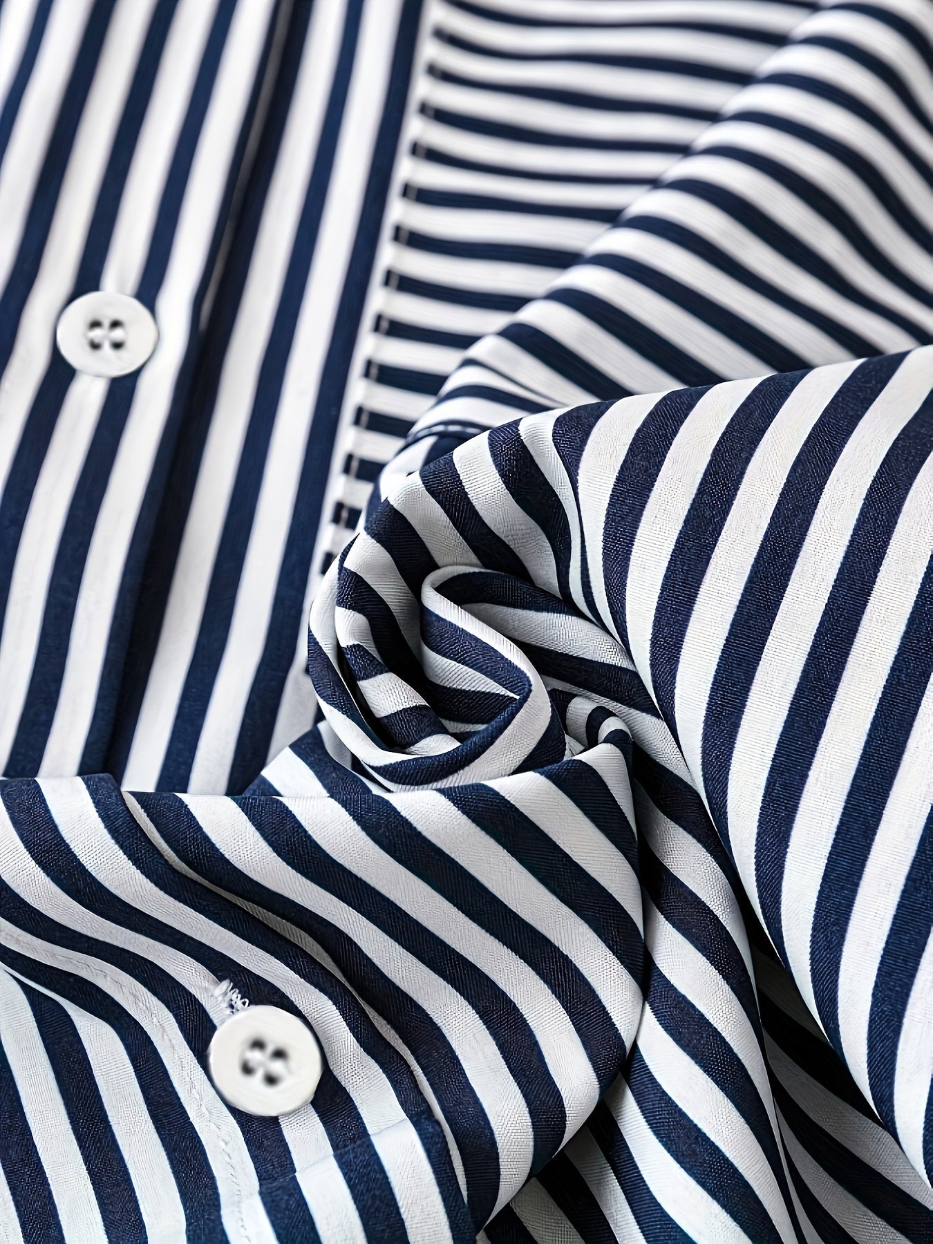Dam Ärmlös Randig Skjortblus Elegant Sommar