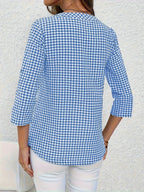 Dam Blus Rutigt V