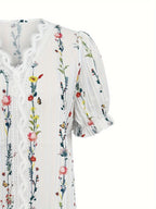Dam Blus Elegant Somrig V
