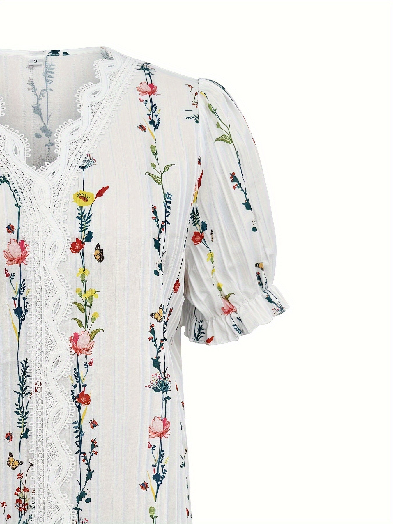Dam Blus Elegant Somrig V