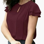 Dam Elegant Blus för Kontor och