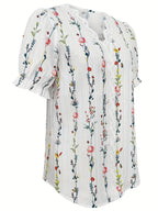 Dam Blus Elegant Somrig V