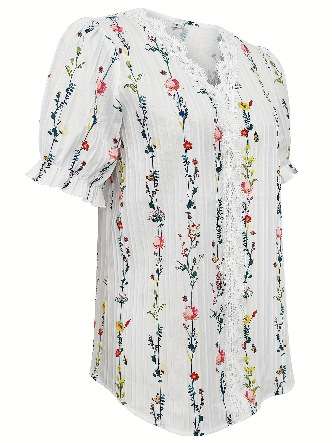 Dam Blus Elegant Somrig V
