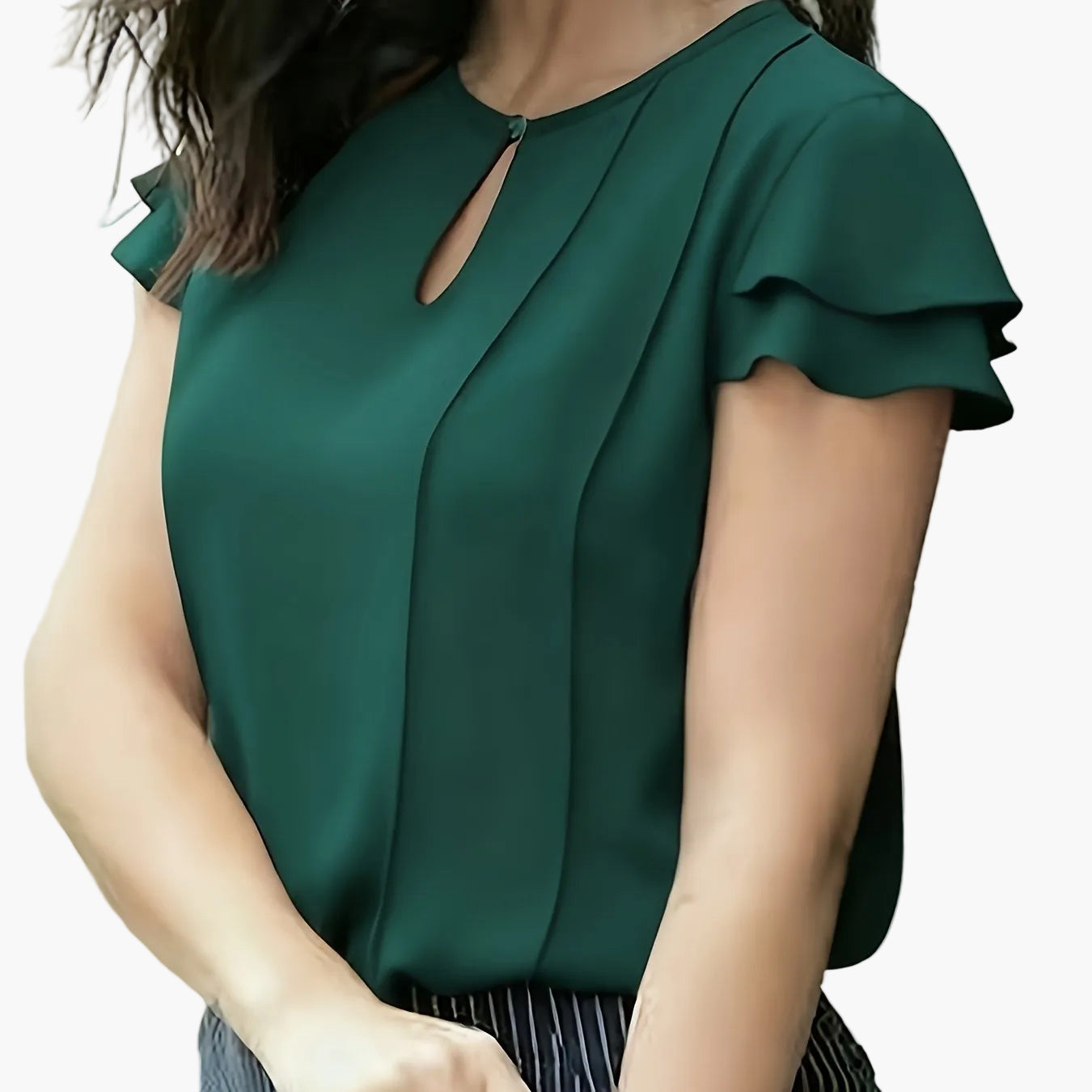 Dam Elegant Blus för Kontor och
