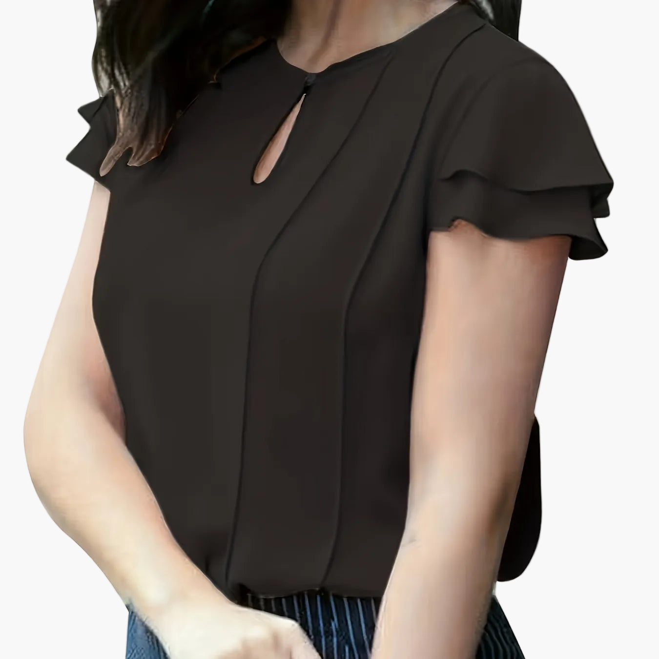 Dam Elegant Blus för Kontor och