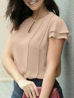 Dam Elegant Blus för Kontor och