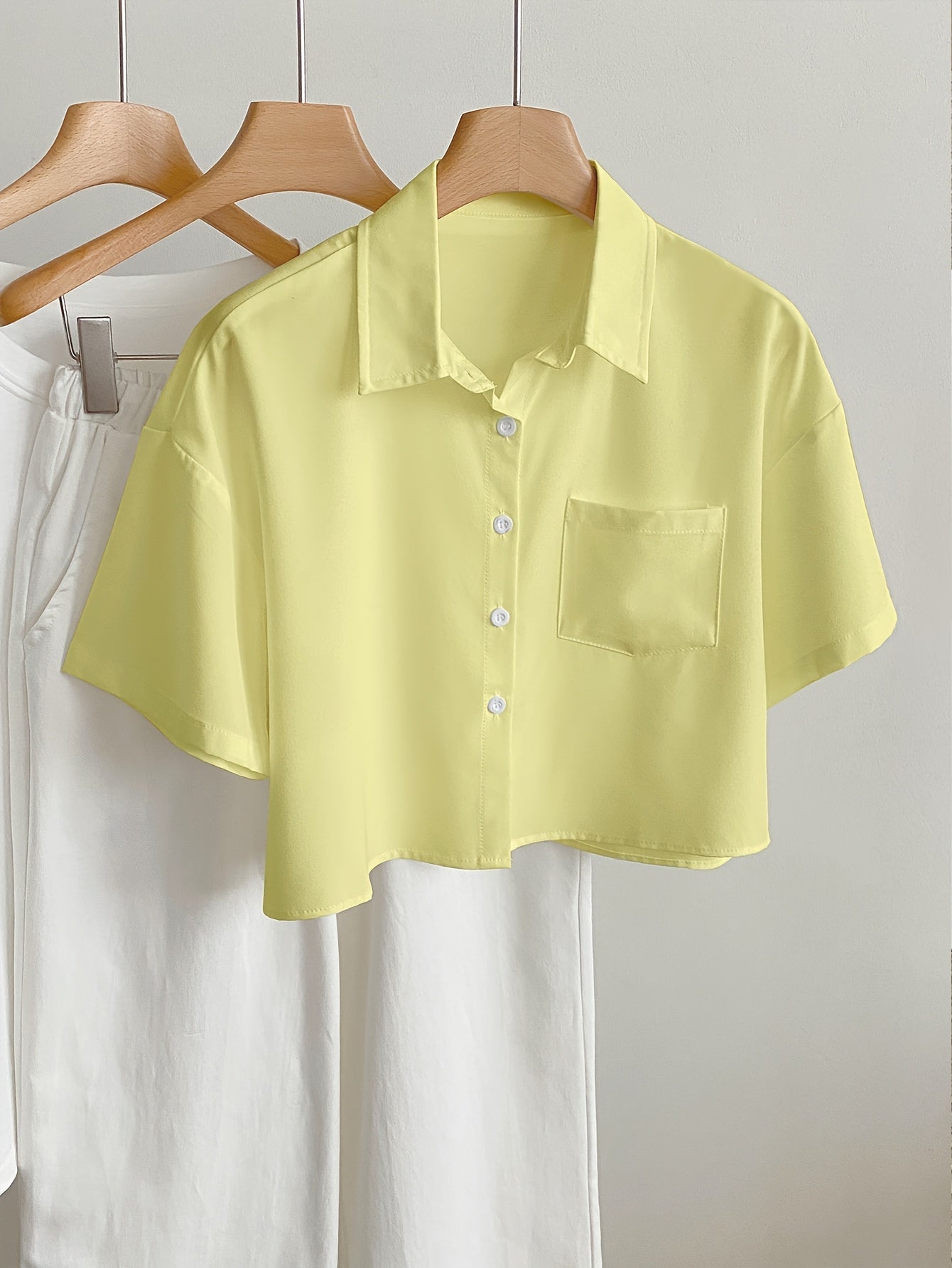 Dam Blus Kortärmad Skjorta Med Modern