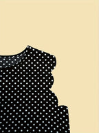 Dam Topp Elegant Prickig Ärmlös Blus