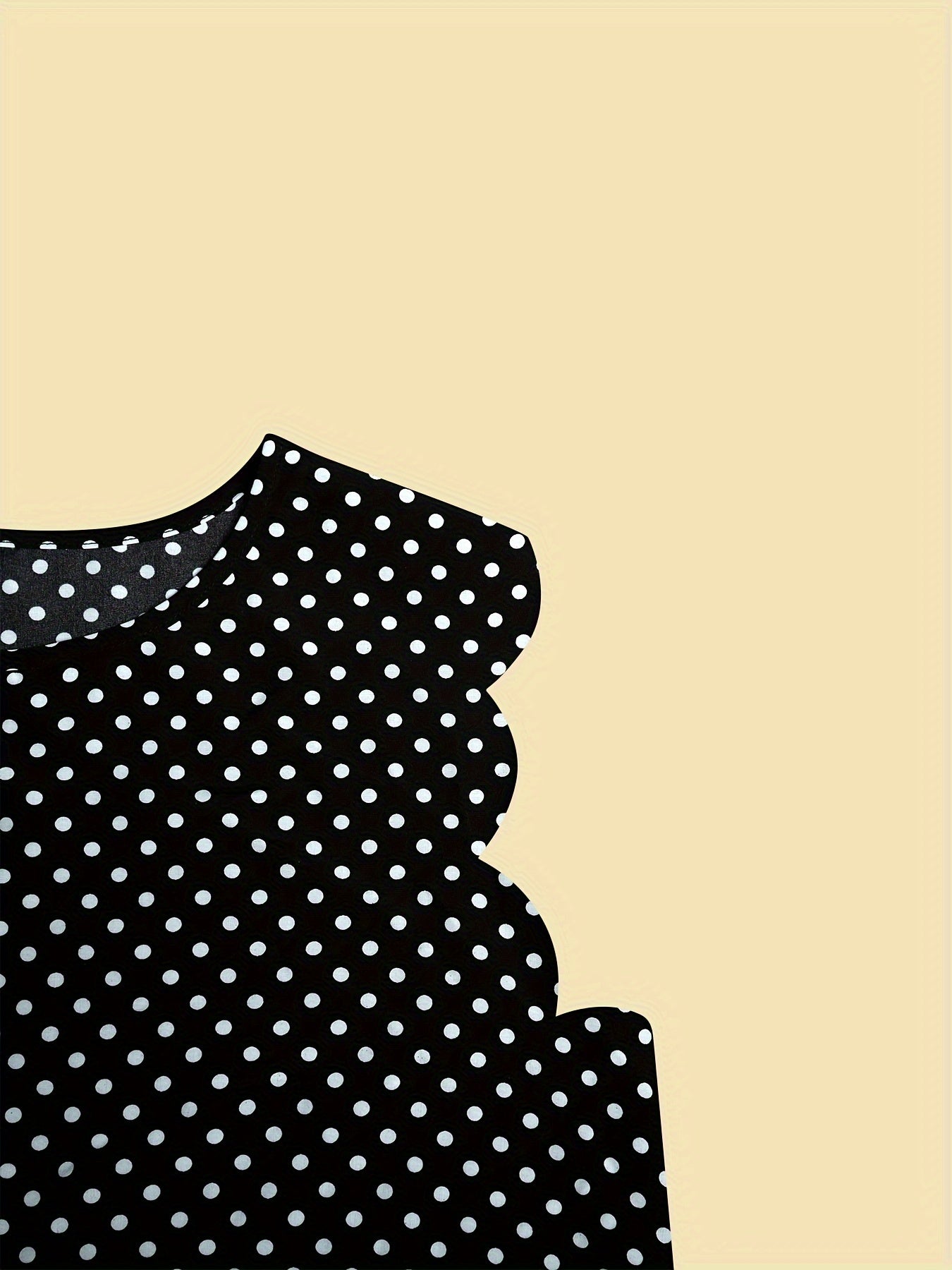 Dam Topp Elegant Prickig Ärmlös Blus