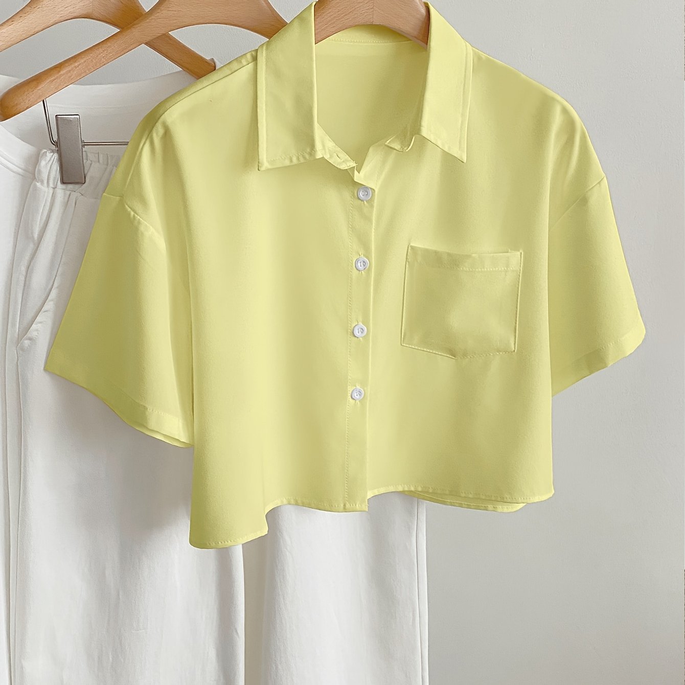 Dam Blus Kortärmad Skjorta Med Modern