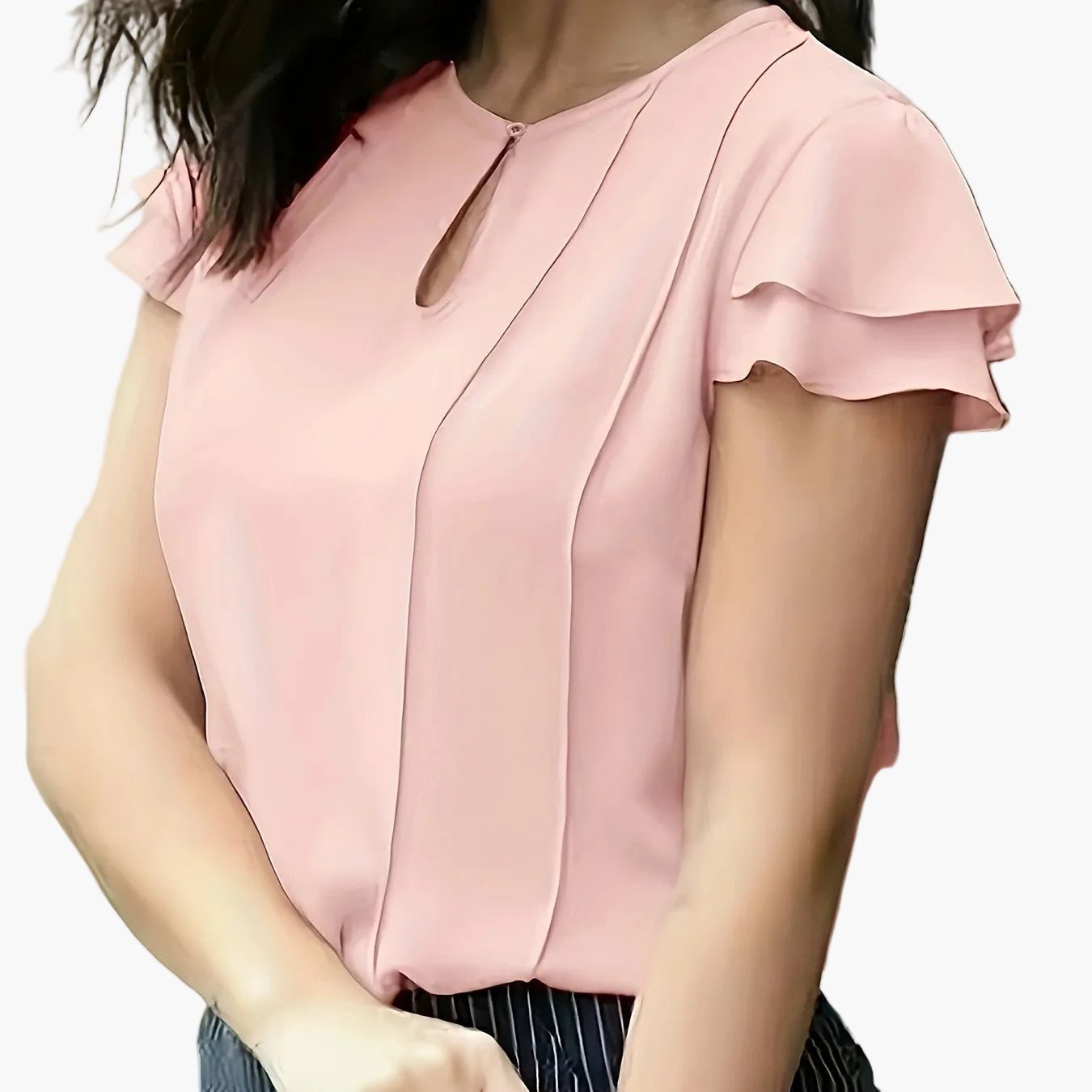 Dam Elegant Blus för Kontor och