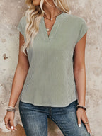 Dam Blus Elegant Randig V
