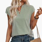 Dam Blus Elegant Randig V