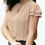 Dam Elegant Blus för Kontor och