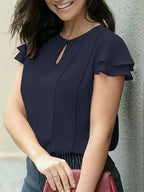 Dam Elegant Blus för Kontor och