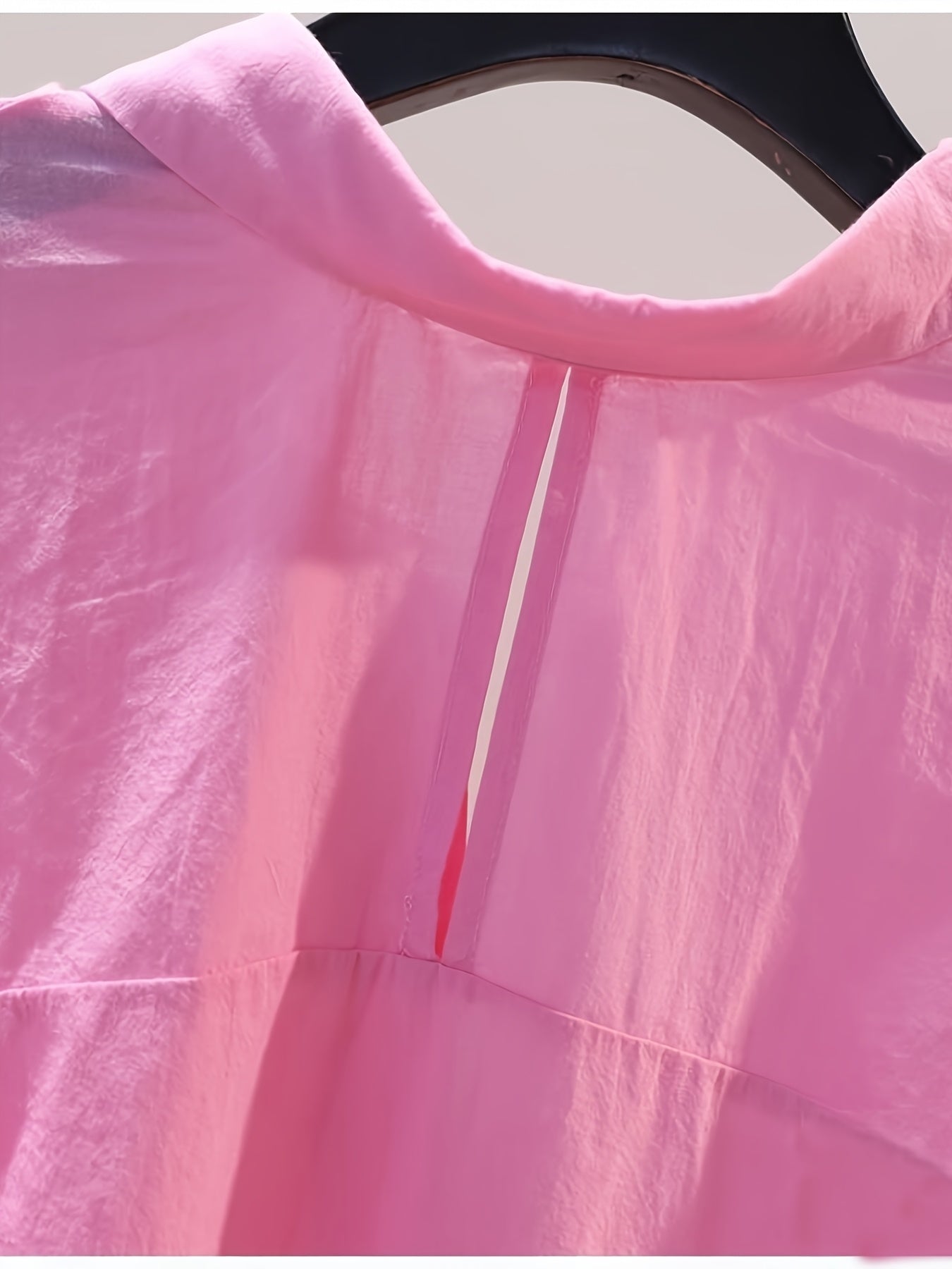 Dam Blus Oversize Skjorta med Avslappnad