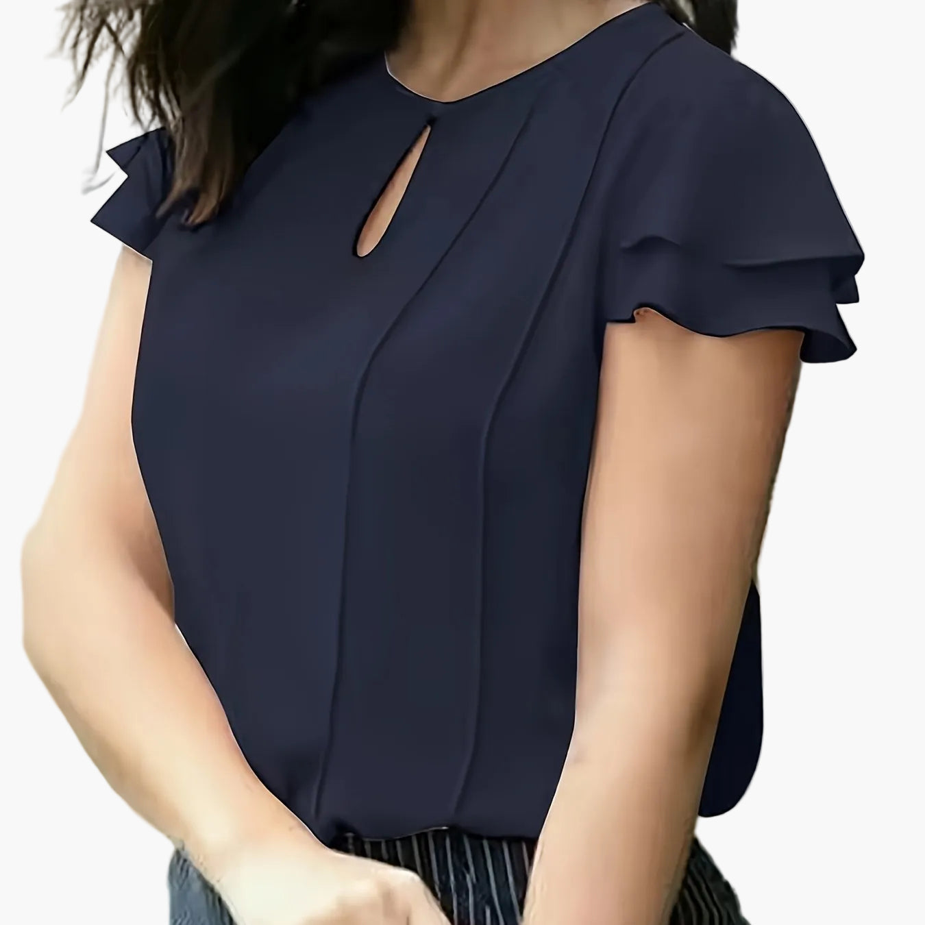 Dam Elegant Blus för Kontor och