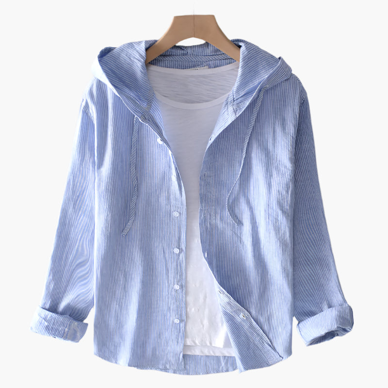 Dam blus med Huva