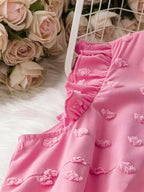 Dam Elegant Blus med Volangdetaljer och