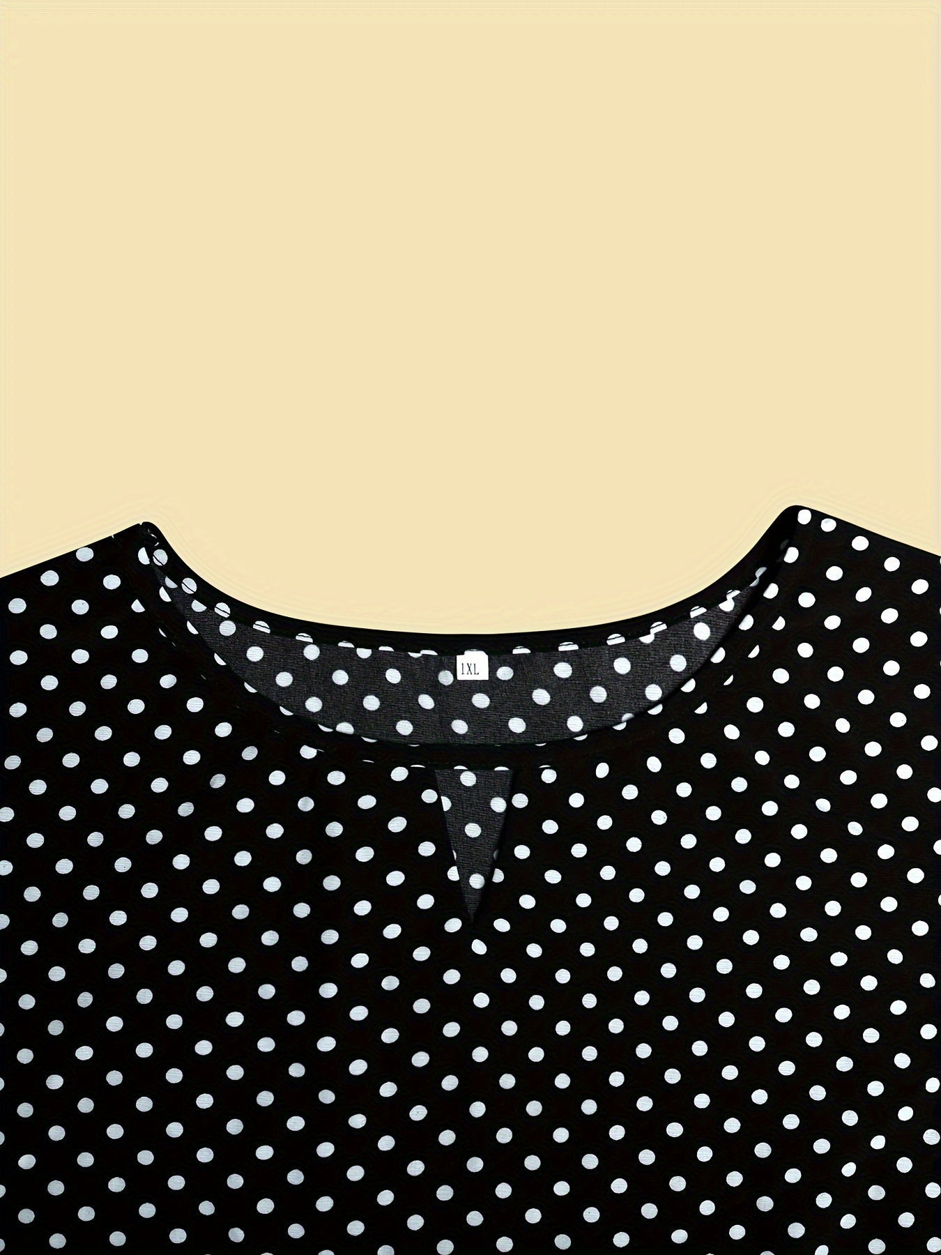 Dam Topp Elegant Prickig Ärmlös Blus