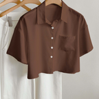 Dam Blus Kortärmad Skjorta Med Modern