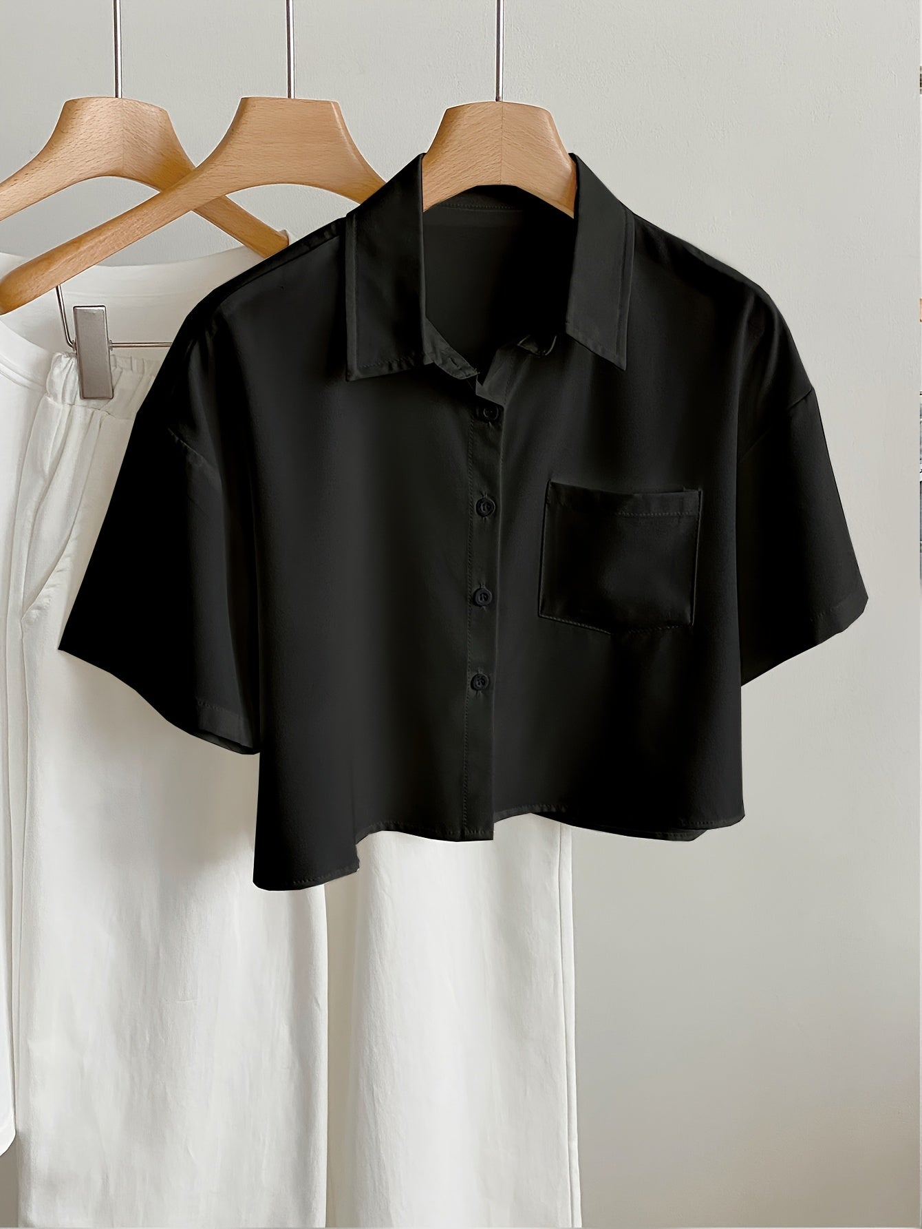 Dam Blus Kortärmad Skjorta Med Modern