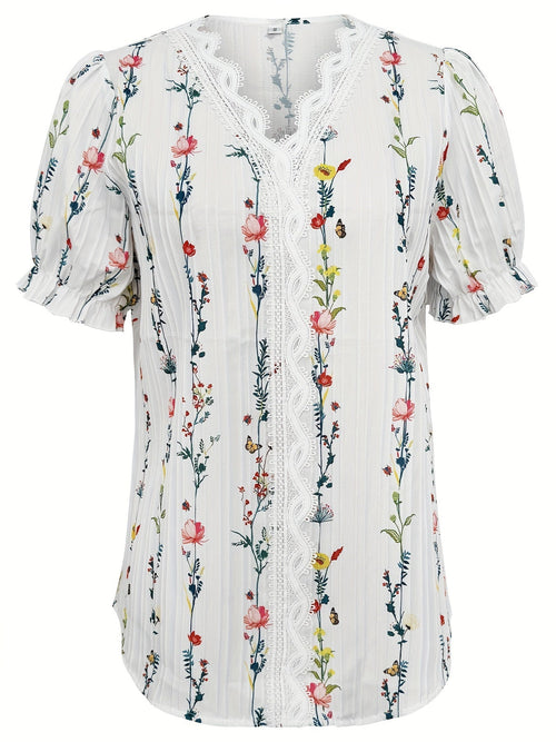 Dam Blus Elegant Somrig V