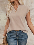 Dam Blus Elegant Randig V