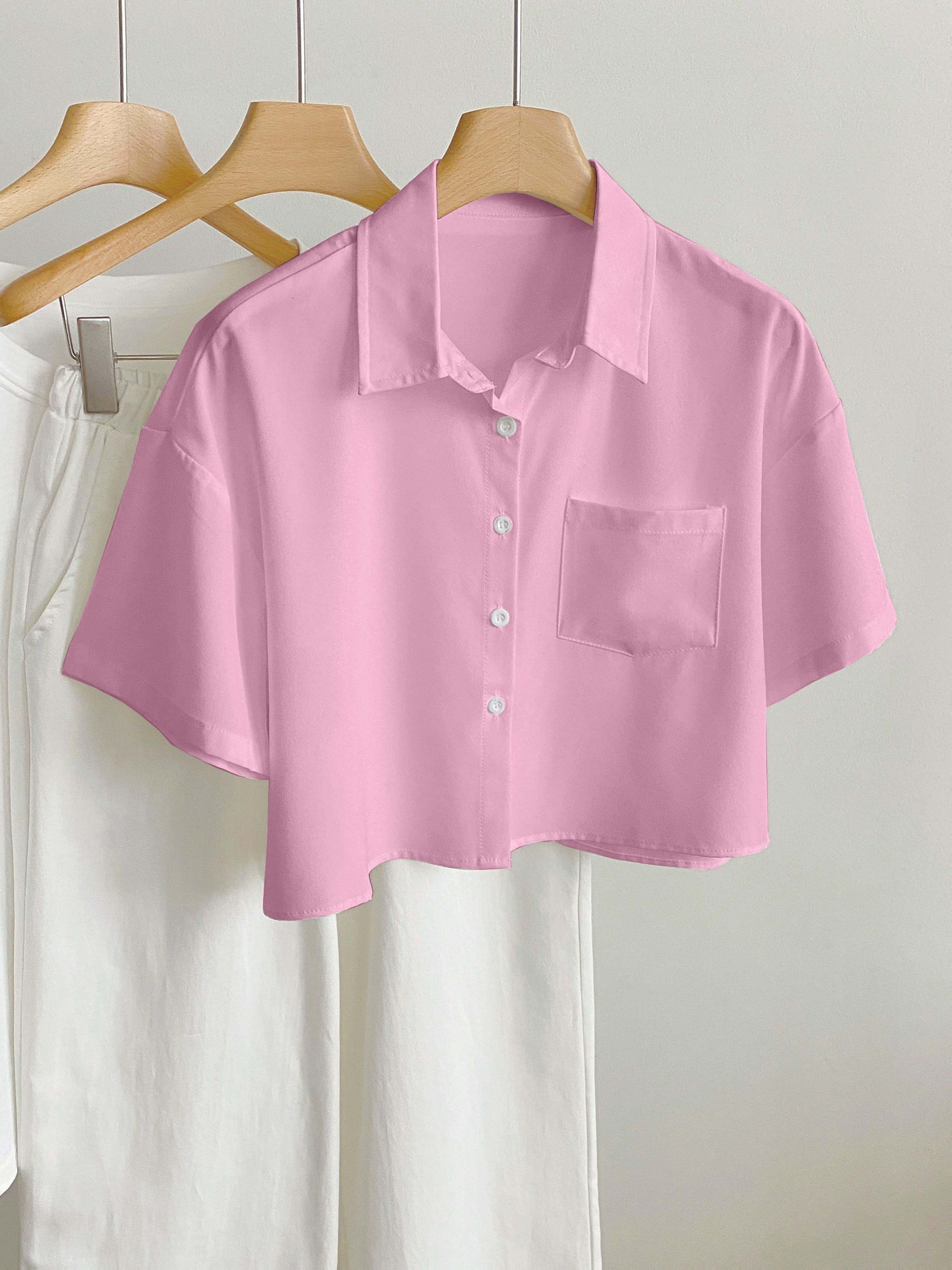 Dam Blus Kortärmad Skjorta Med Modern