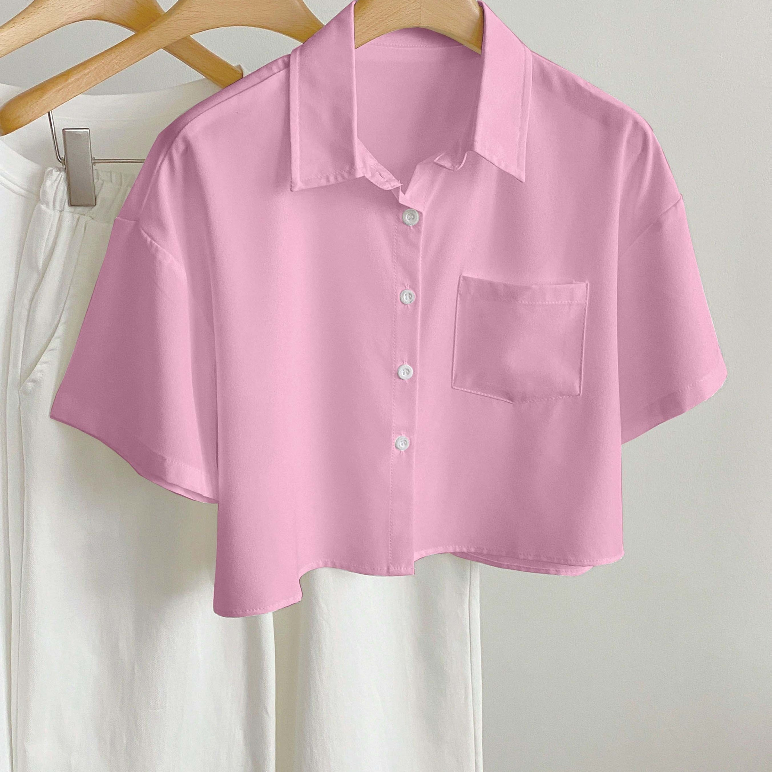 Dam Blus Kortärmad Skjorta Med Modern