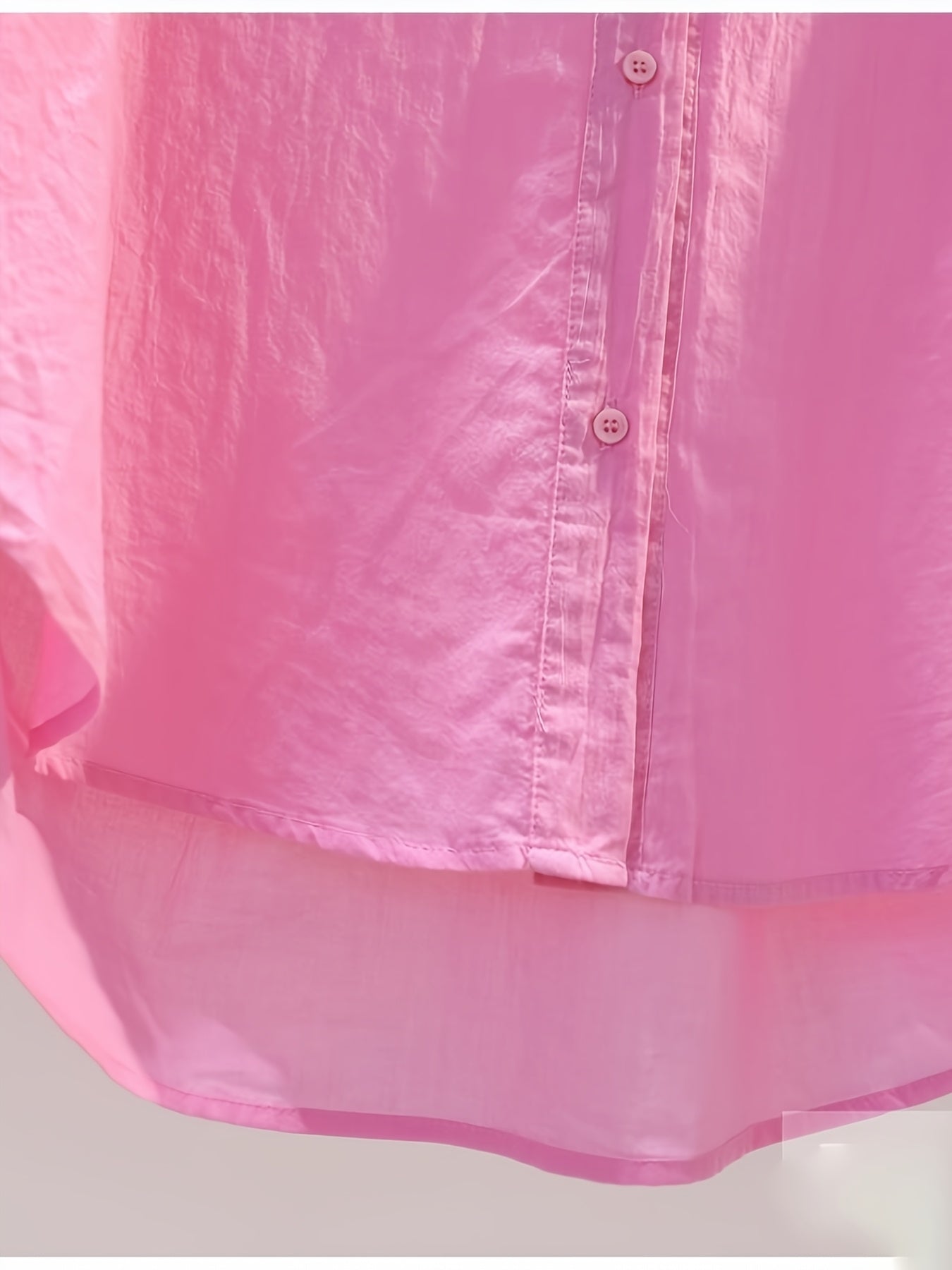 Dam Blus Oversize Skjorta med Avslappnad